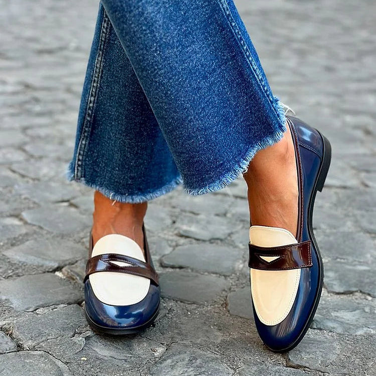 Elegantní dvoubarevný loafer