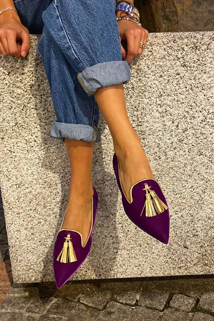 Loafer s elegantními třásněmi