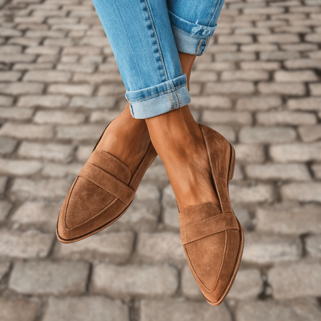 Iris – Měkké semišové loafers
