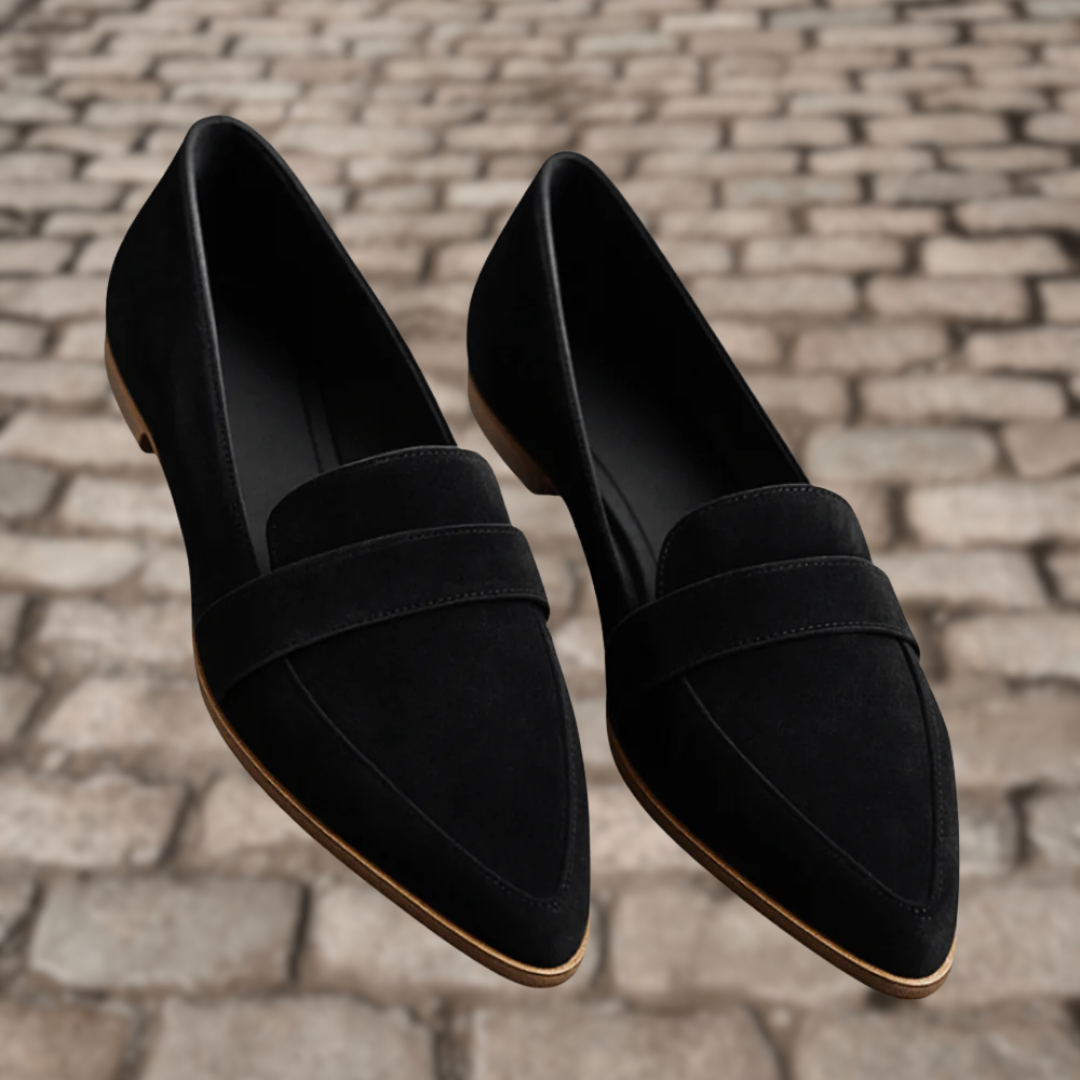 Iris – Měkké semišové loafers