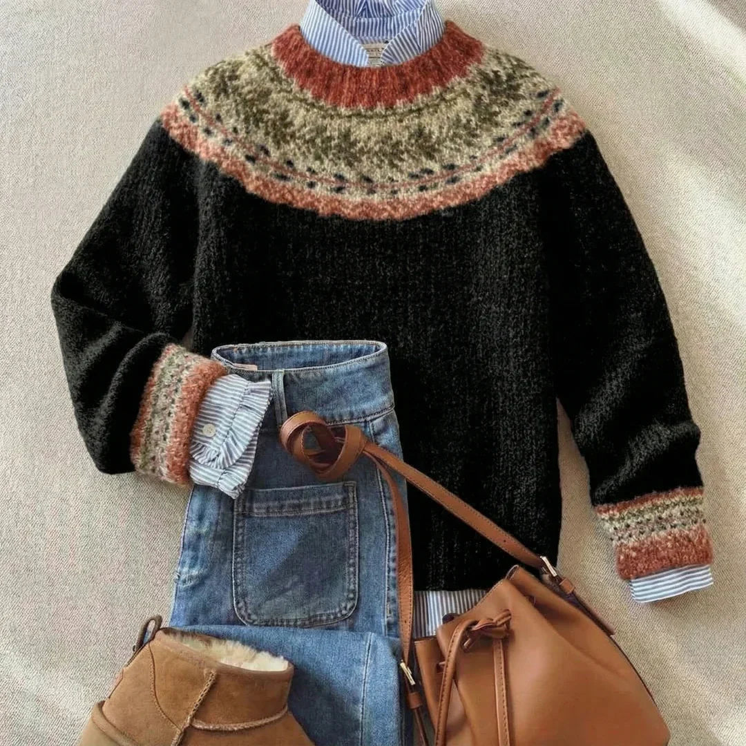 Elvara™ | Chic Vintage Pletený Svetr