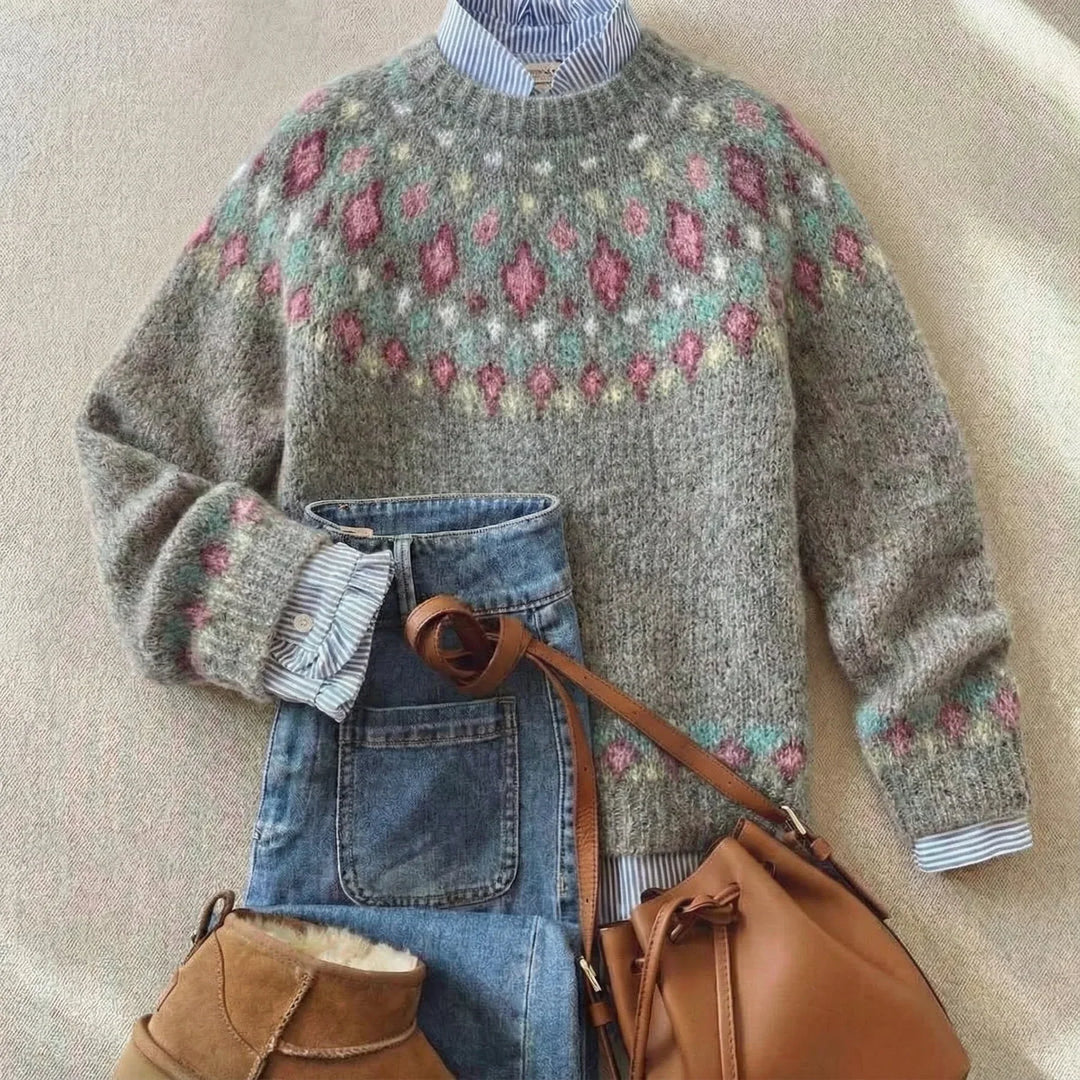 Solara™ | Chic Vintage Pletený Svetr