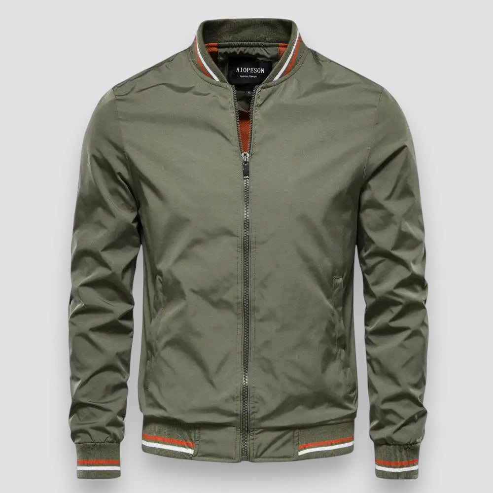 Karel | Elegantní bomber s pruhy